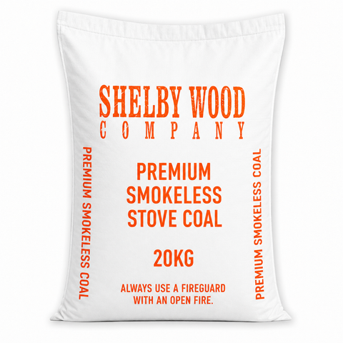 20kg Premium Smokeless Coal - high heat long burning smokeless fuel