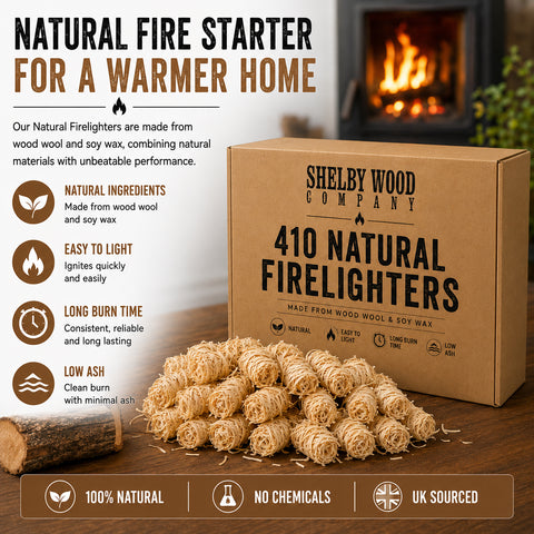 410 Natural Waxed Firelighters