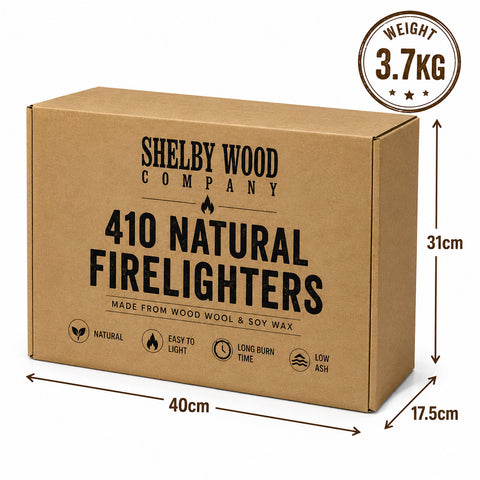 410 Natural Waxed Firelighters