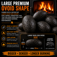 Premium smokeless coal ovoids for multi-fuel stoves - image 5