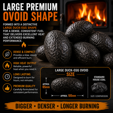 Premium smokeless coal ovoids for multi-fuel stoves - image 5