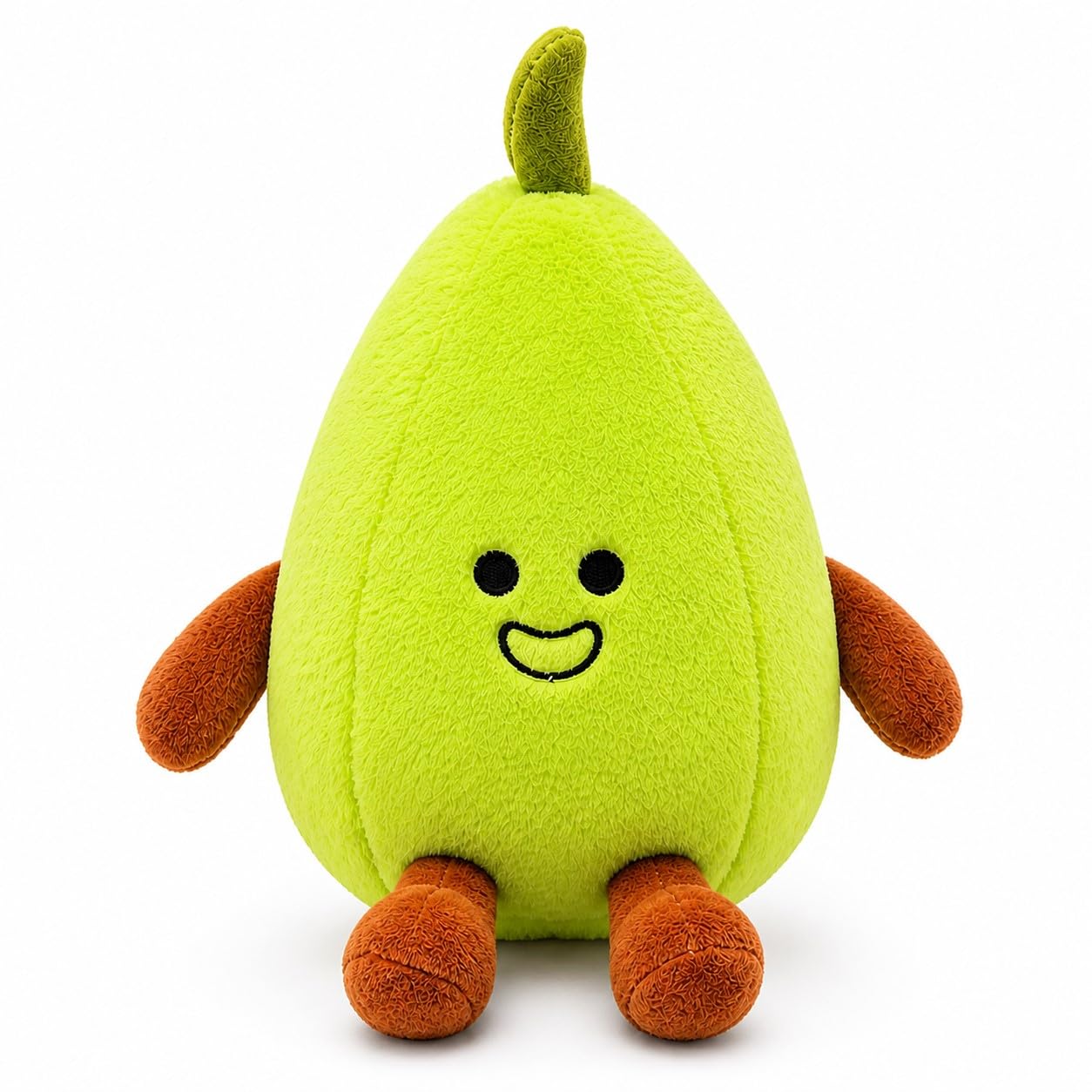 Cute Pear Plush Toy Soft Fruit Plushie 12 Inch Kids Gift