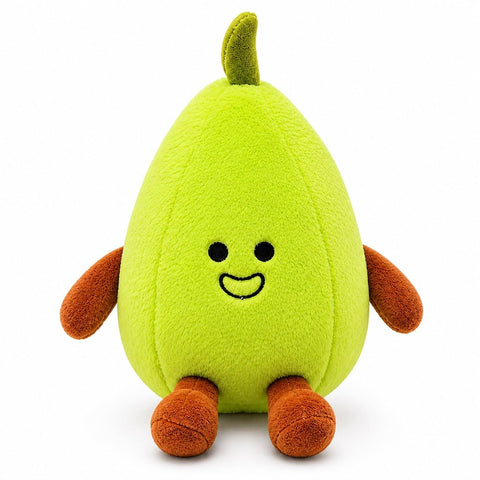 Cute Pear Plush Toy Soft Fruit Plushie 12 Inch Kids Gift