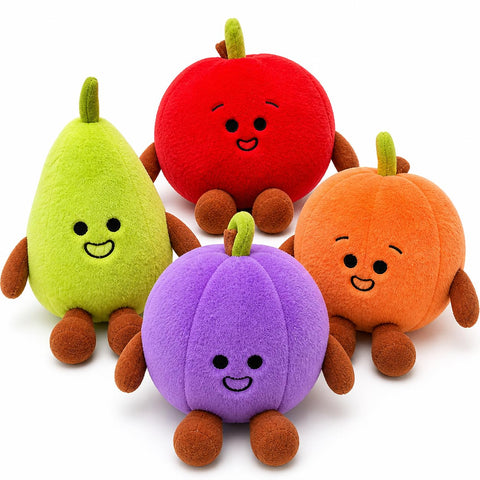 Cute Pear Plush Toy Soft Fruit Plushie 12 Inch Kids Gift