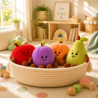 Cute Pear Plush Toy Soft Fruit Plushie 12 Inch Kids Gift