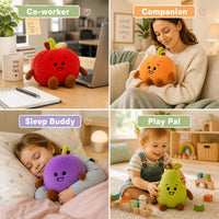Cute Pear Plush Toy Soft Fruit Plushie 12 Inch Kids Gift