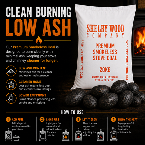 Premium smokeless coal ovoids for multi-fuel stoves - image 6