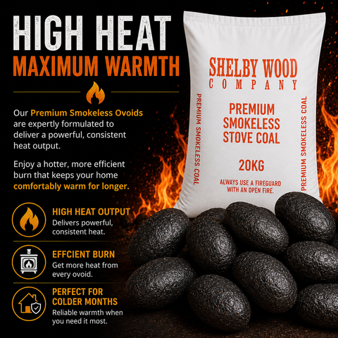 Premium smokeless coal ovoids for multi-fuel stoves - image 3