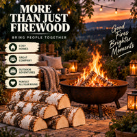 30kg BRITISH Kiln Dried Birch Hardwood Logs