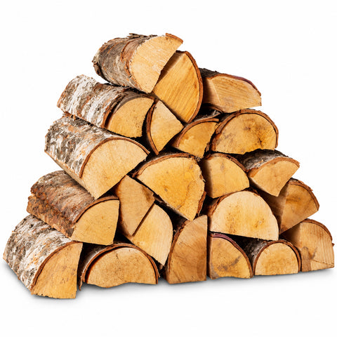 30kg BRITISH Kiln Dried Birch Hardwood Logs