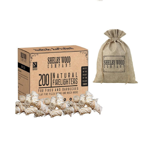 200 Eco-Friendly Waxed Firelighters