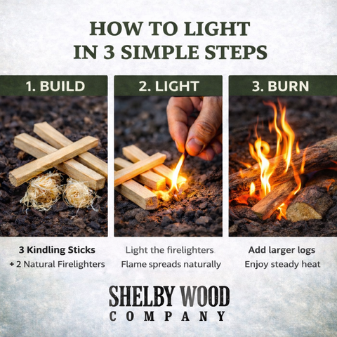 25L Box Kindling Wood Sticks