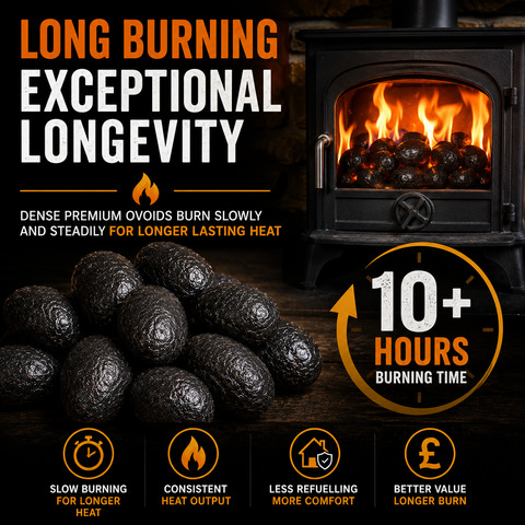 Premium smokeless coal ovoids for multi-fuel stoves - image 4