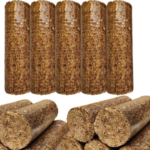 20kg Hardwood Briquettes + 1.3kg Kindling Wood Sticks Bundle