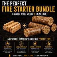 20kg Hardwood Briquettes and Kindling Wood Bundle