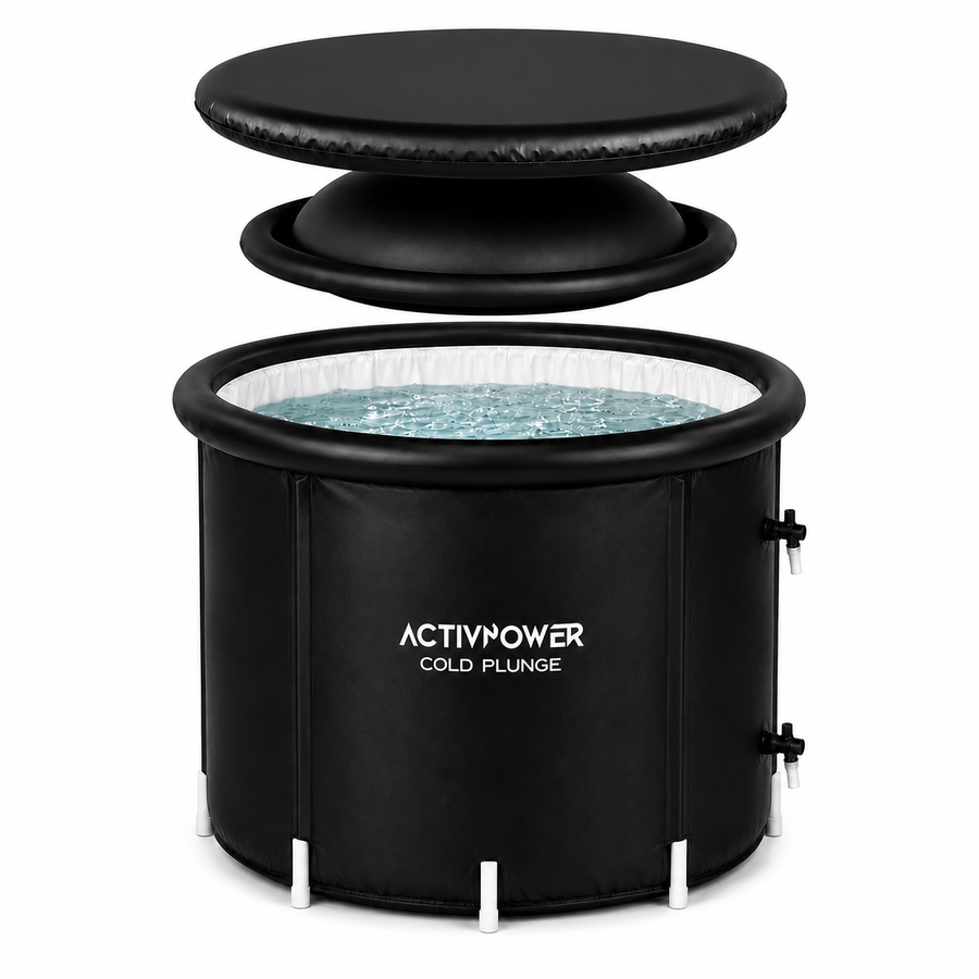 Cold Plunge Ice Bath Tub 415L XL Portable Recovery Tub with Lid