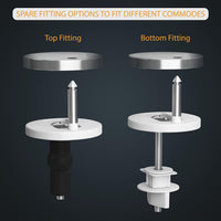 Oval Urea Premium Soft Close Toilet Seat With Top & Bottom Fixings