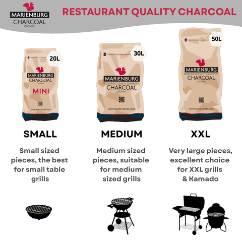 Marienburg Restaurant Grade Charcoal