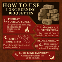 Overnite Long Burning Briquettes
