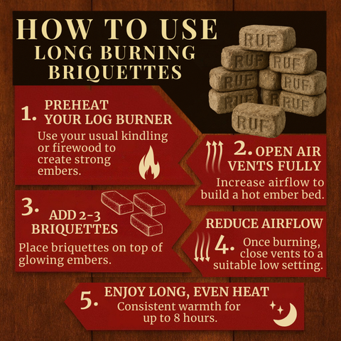 Overnite Long Burning Briquettes
